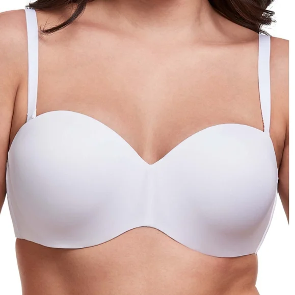 2 Maidenform Women's Stay Put Strapless Push Up 4 Ways Underwire Bras - Picture 2 of 12